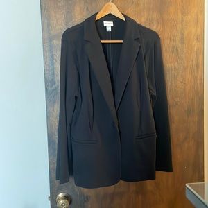 Plus size Ava & Viv black blazer X